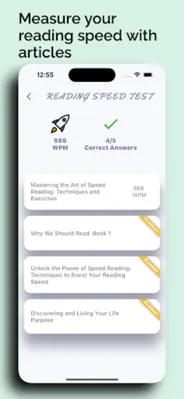 Speed Reading -Book Reader android App screenshot 1